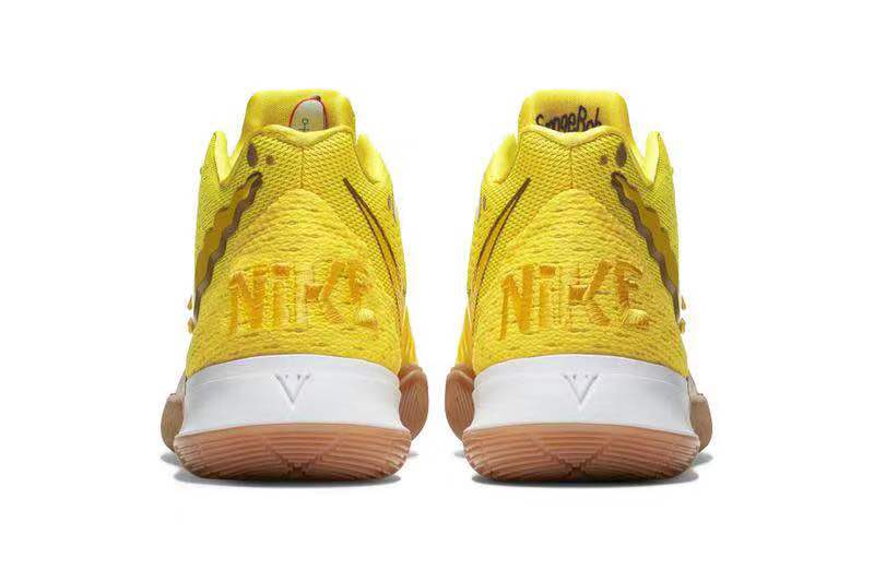 一双nike欧文五海绵宝宝配色,nike联名海绵宝宝欧文5