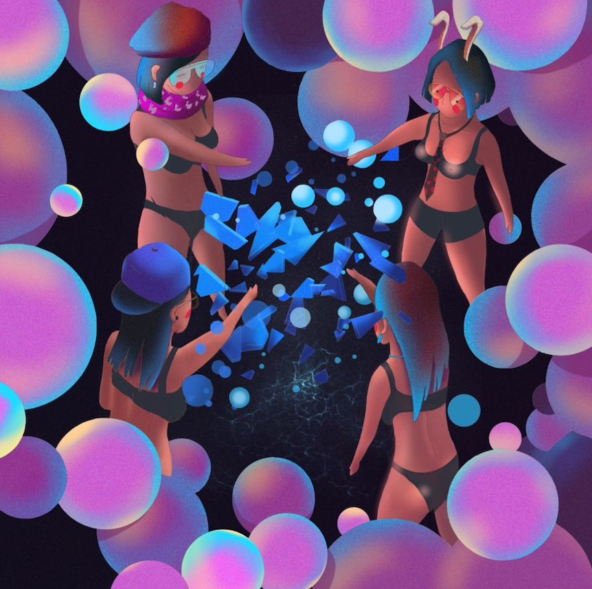 iPad软件Procreate「梦境之夏」风格插画10节课，一起描绘梦中的夏天