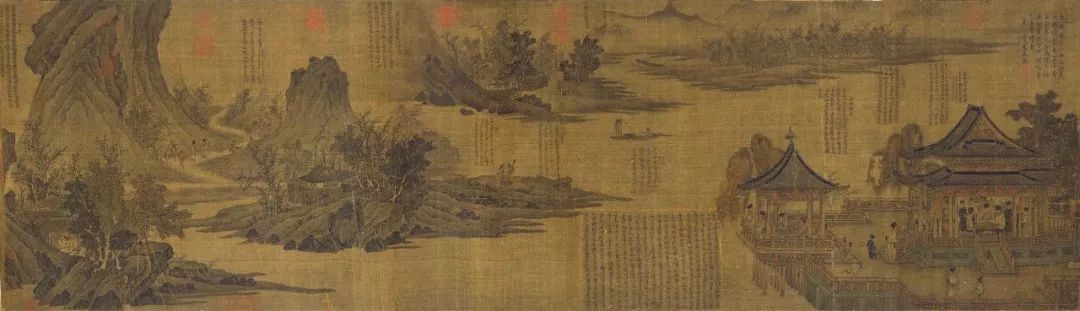 宋画中的文人形象,描绘宋人生活的画