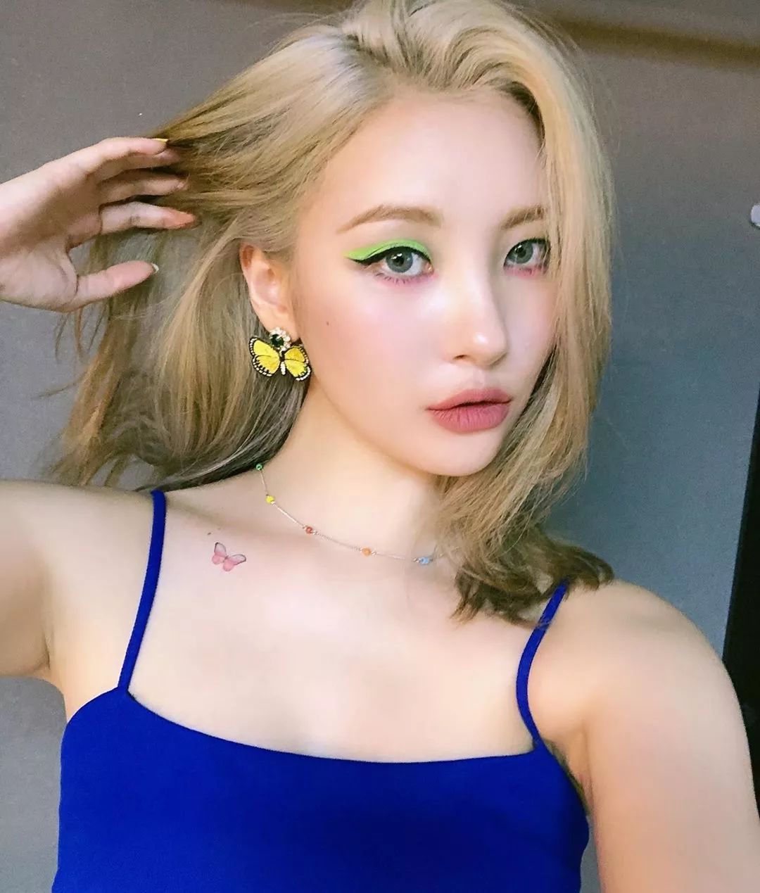 宣美回归造型,宣美回归的头发