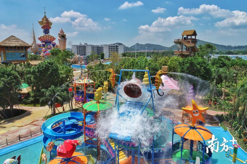 顺德华侨城欢乐海岸现场,顺德华侨城欢乐海岸plus航拍