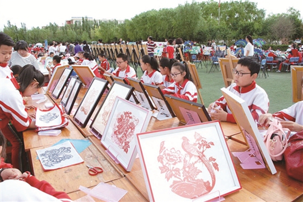 为包头教育发展添砖加瓦,包头市绘画插画展