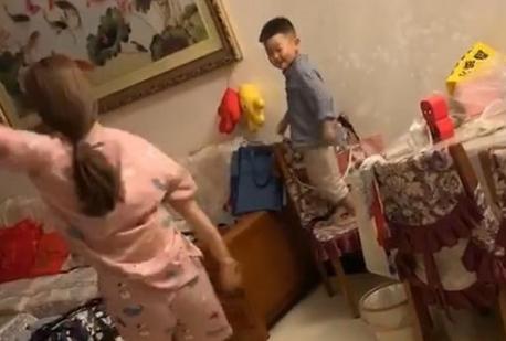 最魔性小姨带娃,小姨搞笑带孩子