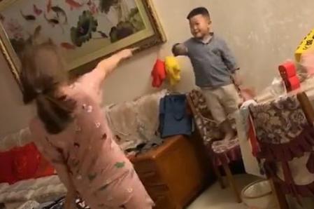 最魔性小姨带娃,小姨搞笑带孩子