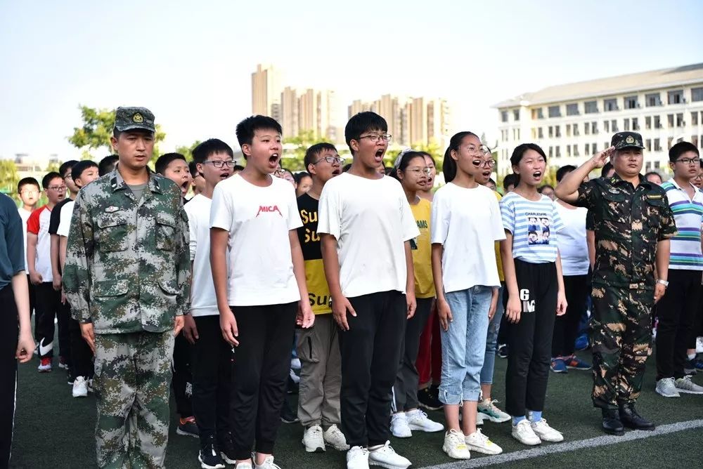 东台中学军训,东台初中军训