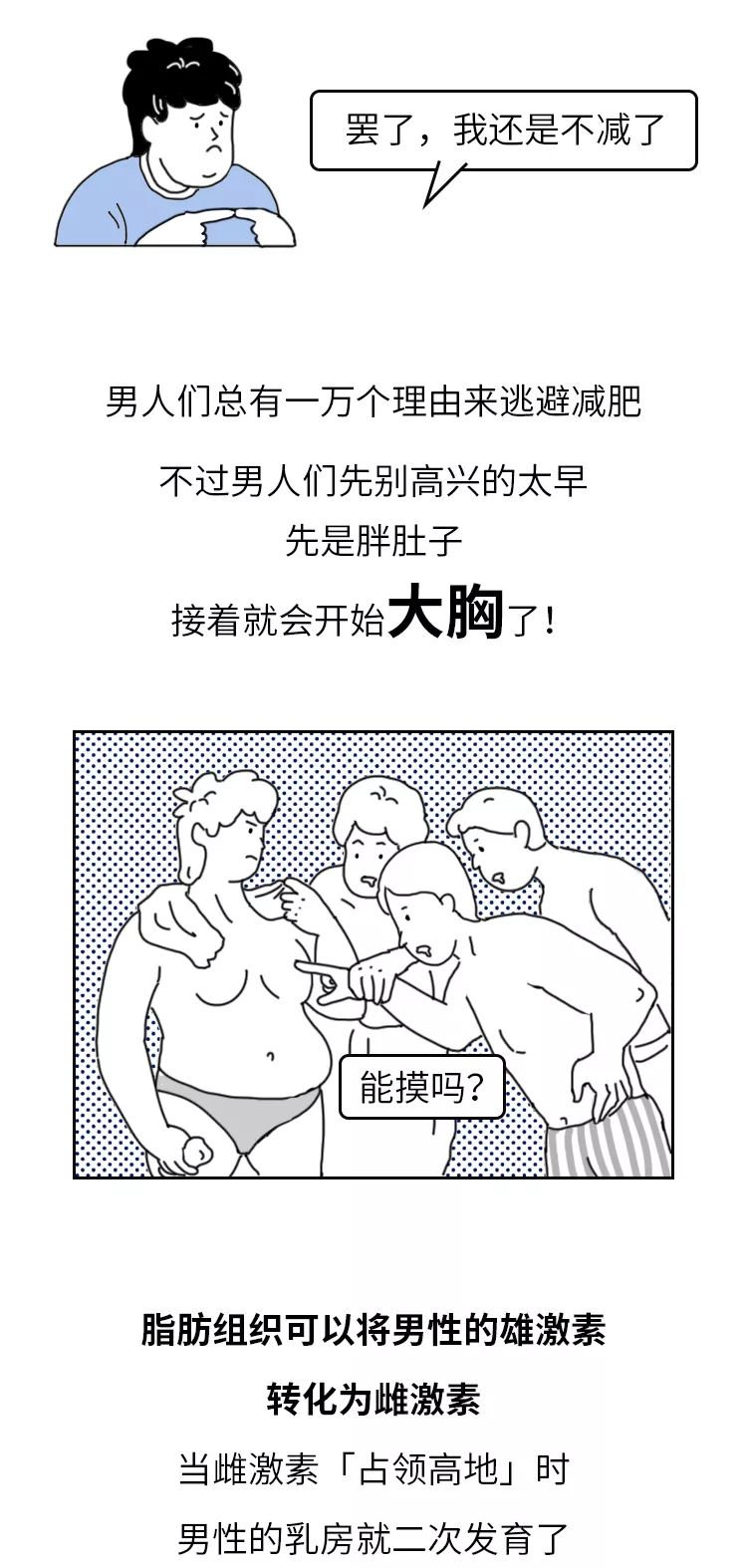 为了不减肥，男人可以有多心机