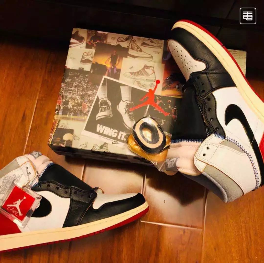 2021年aj1十大最值得入手的鞋,unionxaj1灰红