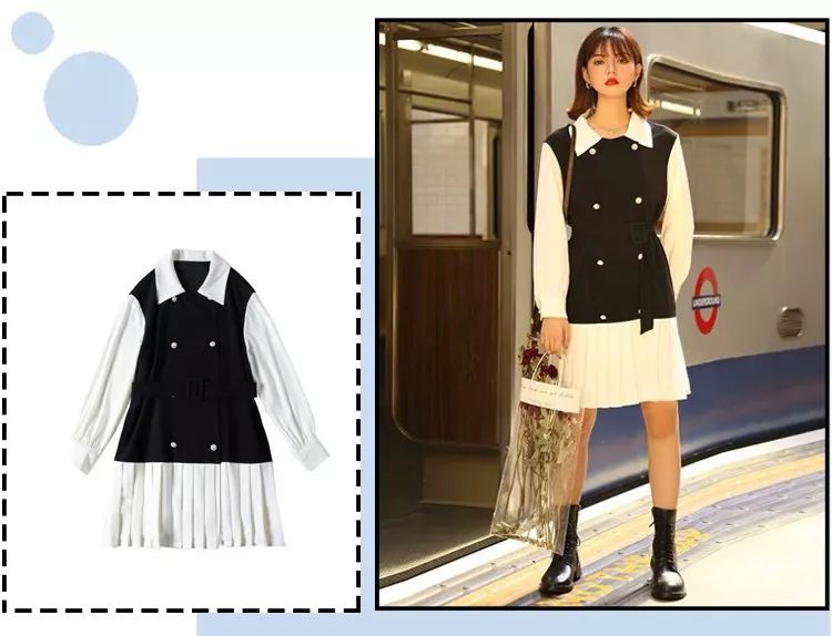 连衣裙女款爆款2022新款正品秋冬,好看秋冬的连衣裙推荐