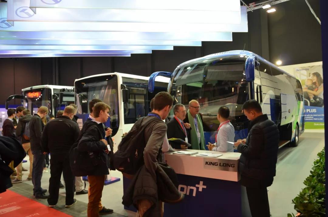 金龙比利时欧洲客车展览会,金龙客车龙威二代车展