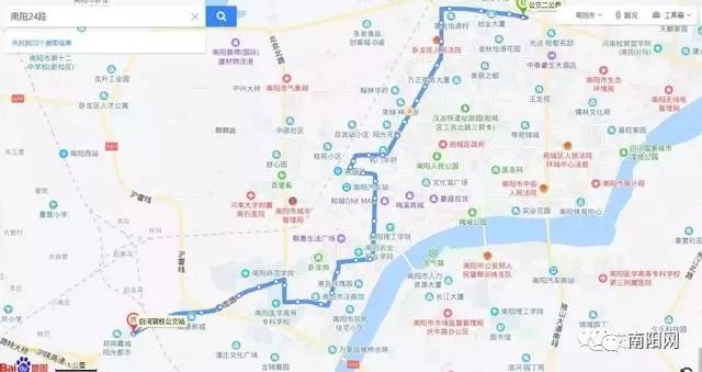南阳公交4路线路图,南阳公交线路图高清