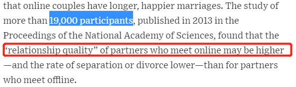 新研究为交友app正名：线上交友能让婚姻更稳定！丨双语晨读