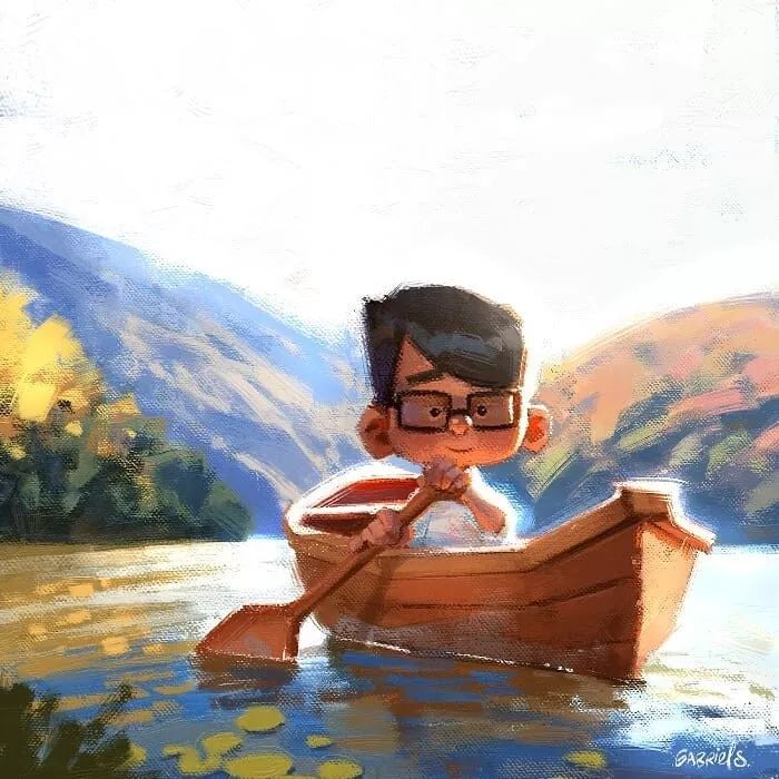 这些插画是我人生中最扎心的刻画,这些插画把人性说透彻了