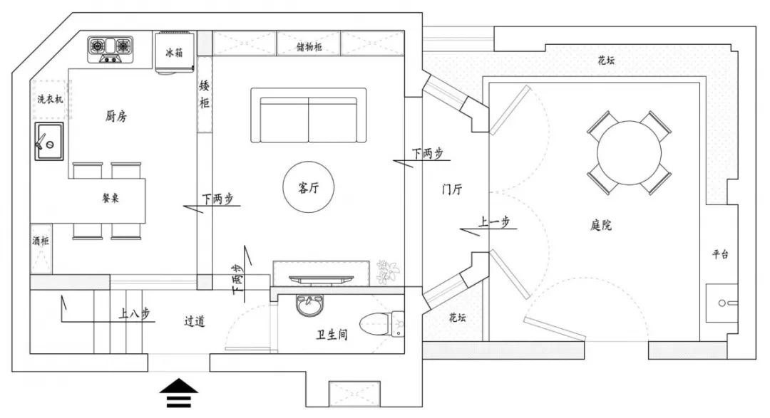 她买下32㎡上海老旧学区房，为女儿打造小桃园，还有20㎡超舒适大庭院