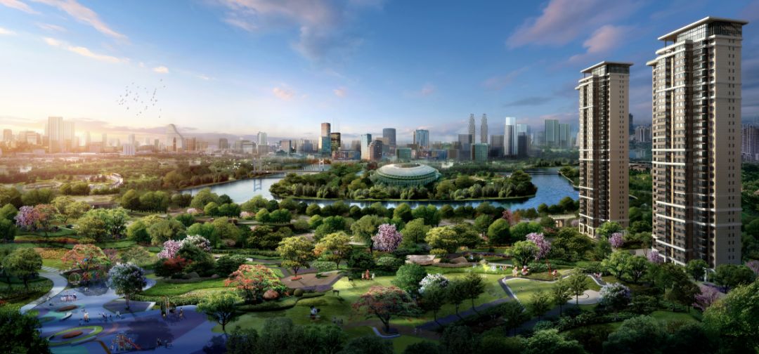 成都天府新区颜值最美楼盘,天府中央商务区楼盘