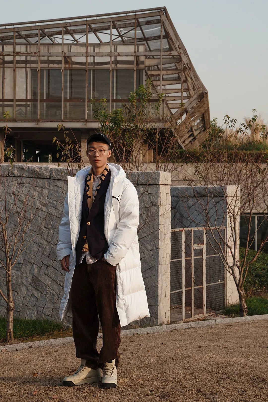 羽绒服造型摆拍,羽绒服款式图搭配