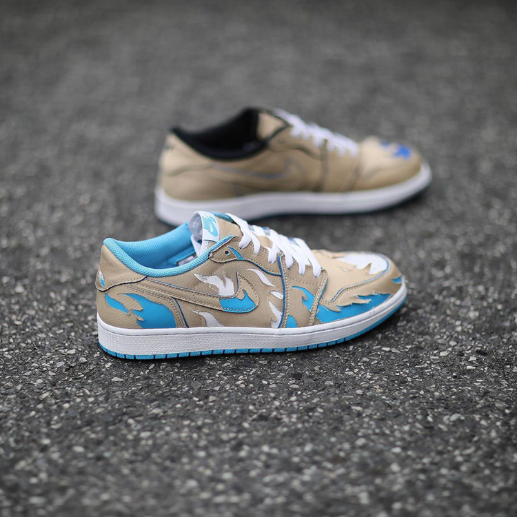 今早发售你中了吗？NikeSBxAJ1Low还能这样刮