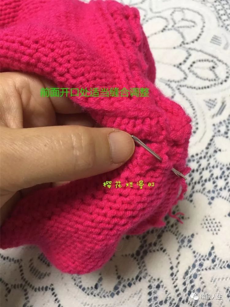 棒针手工防风护脸毛线帽子儿童款,棒针编织帽子儿童风雪帽