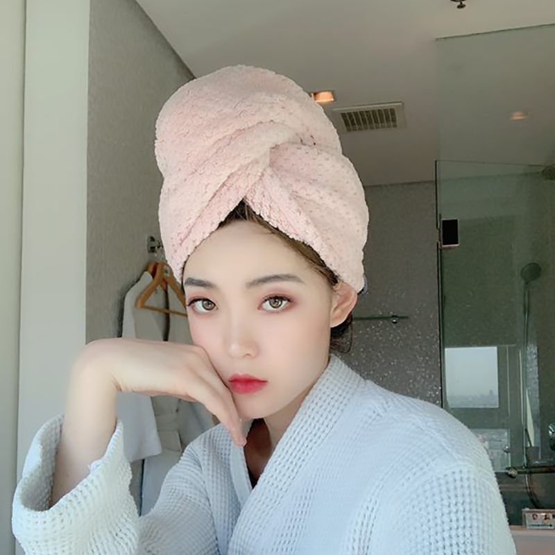 吸水性好干发帽吸水速干不伤头发,干发帽吸水速度快还不伤头发