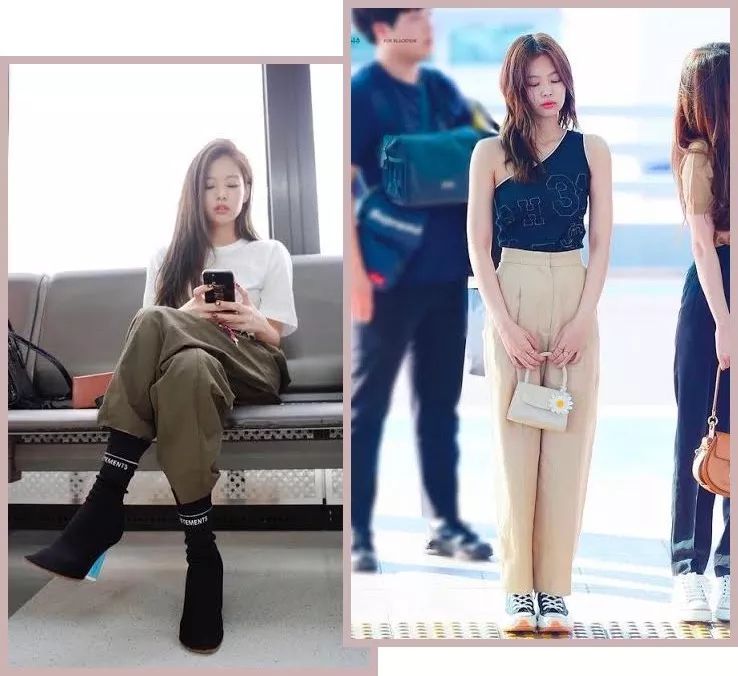 两位TOP女偶像的搭配抄袭事件