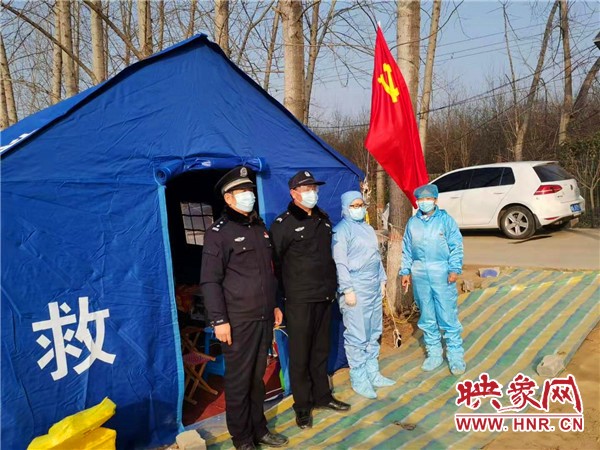 抗击疫情公安坚守,周口市抗疫警察