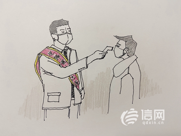 致敬防疫前线的工作人员绘画,致敬抗疫英雄的手绘画