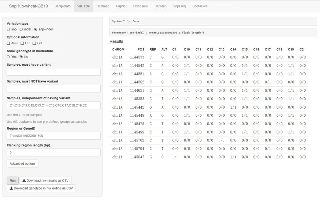 一千零一技|SnpHub：利用VarTable查询变异数据