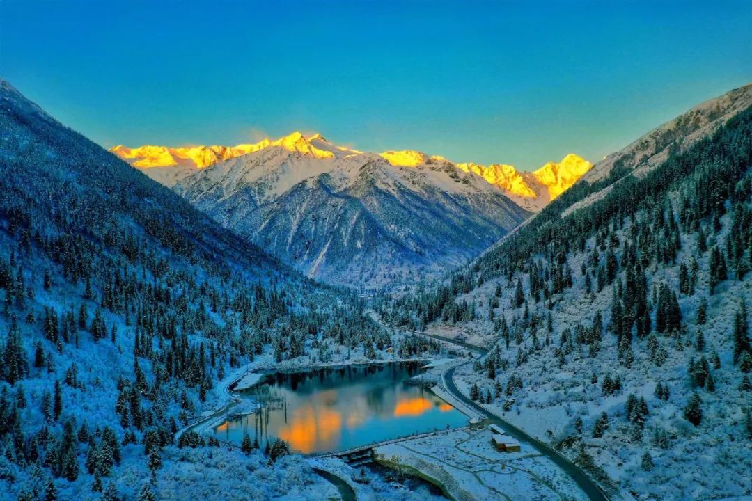 航拍阿坝农村视频,阿坝风景全景视频