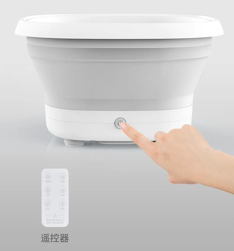 可以加热带按摩的洗脚盆,全自动折叠按摩洗脚盆