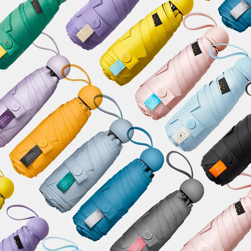 胶囊伞轻便防晒,轻而小巧的防晒伞