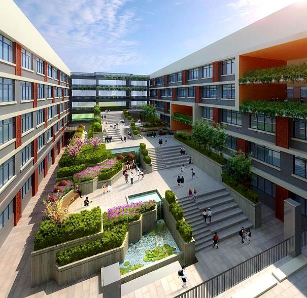 金鸡湖中学新校区怎么样,园区金鸡湖新校区