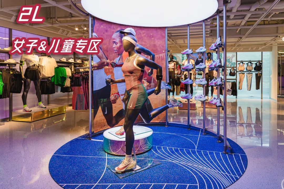 全球nike三大门店,广州nikerise概念店