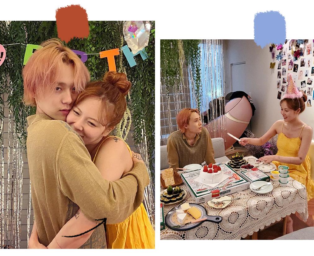 泫雅金晓钟公开恋情是真的吗,泫雅龙俊亨晒牵手照疑似公布恋情