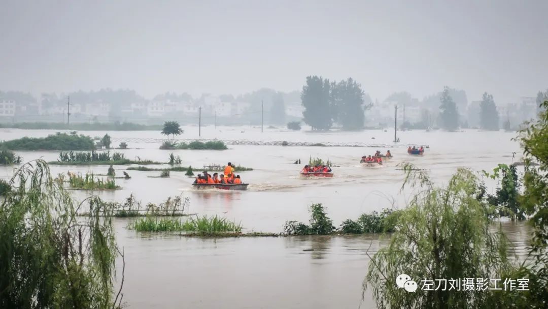 【图说】蓄洪后的庄台平静的生活