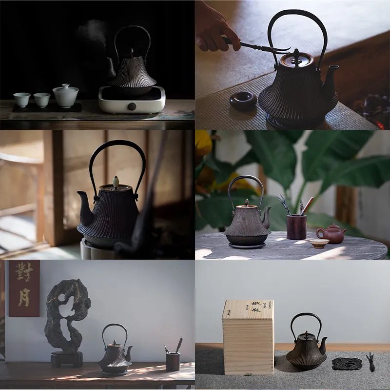 一把烧开水的壶,日式烧茶铁壶