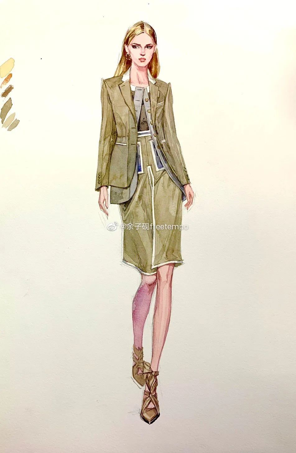 效果图一整套,效果图100平方