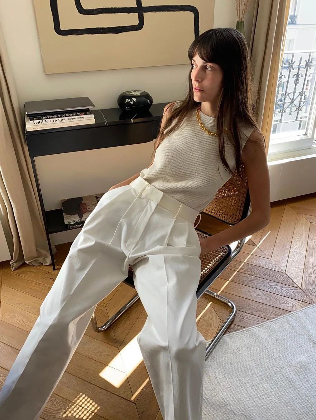 夏天可以穿针织吗,谁说夏季不能穿套装