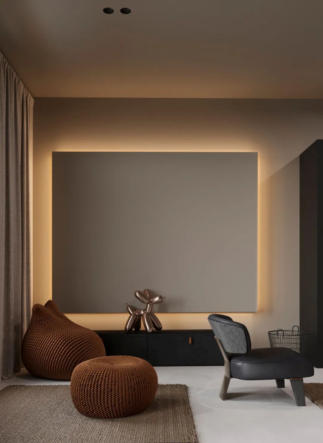 简约装修风格私宅,这个日式不太冷