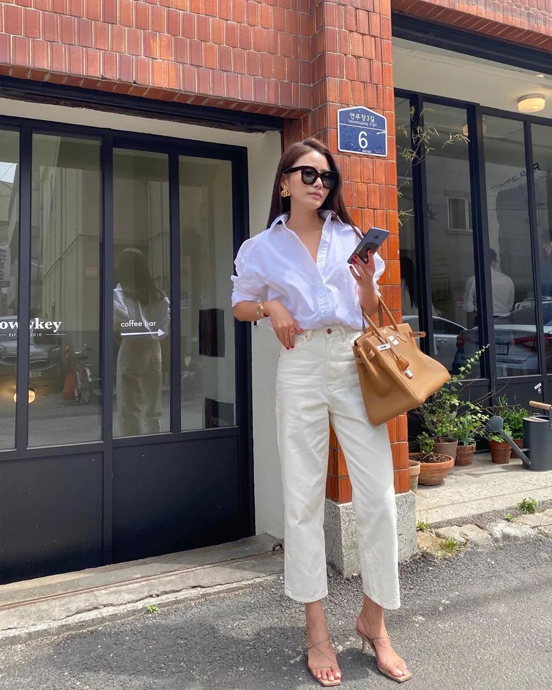 夏季简约风韩国ins穿搭博主高级感,韩国穿搭ins时尚博主冬