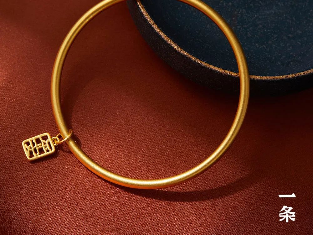 古法黄金手链珐琅彩,乾隆黄金手链