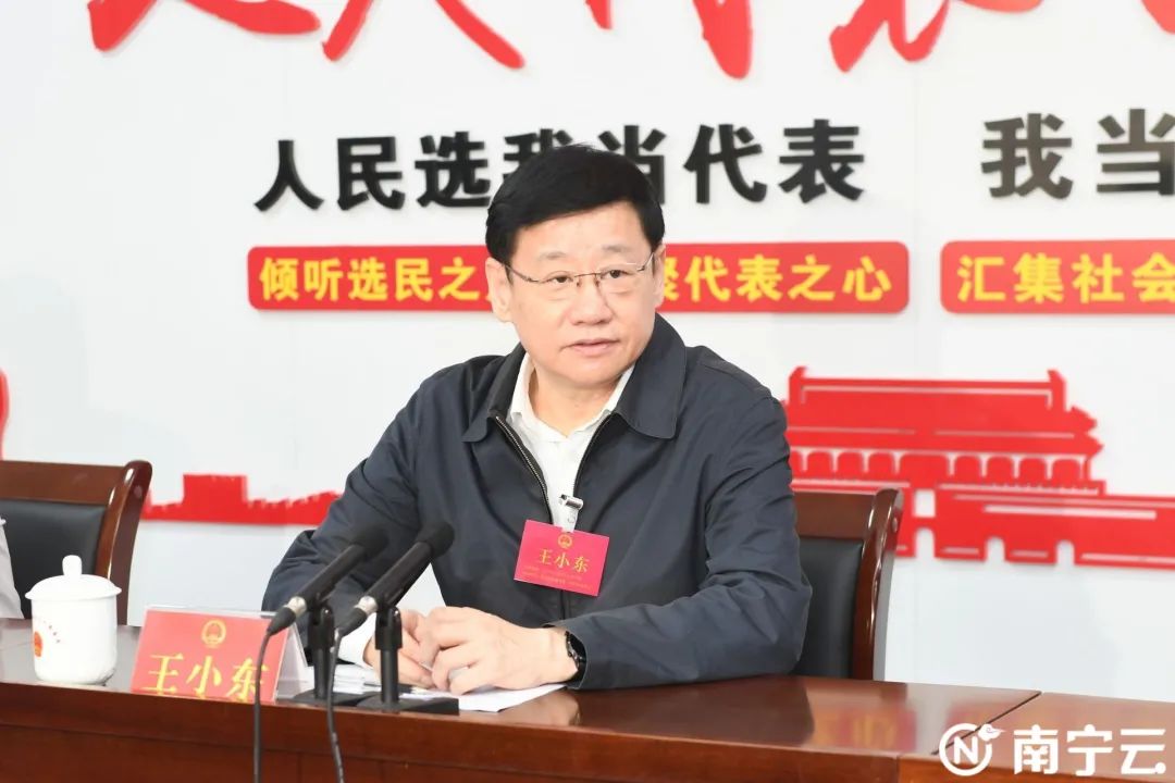 王小东到武鸣区红岭社区开展人大代表主题活动