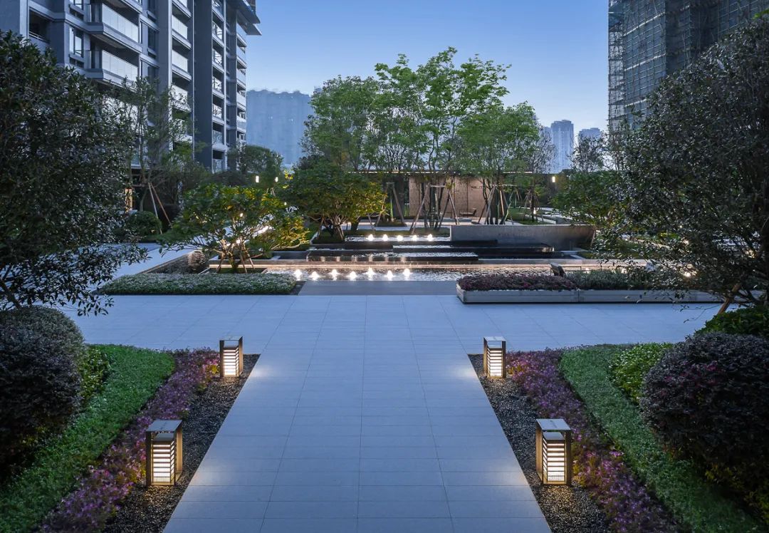 融创长乐壹号湖上样板房,景观蒙太奇