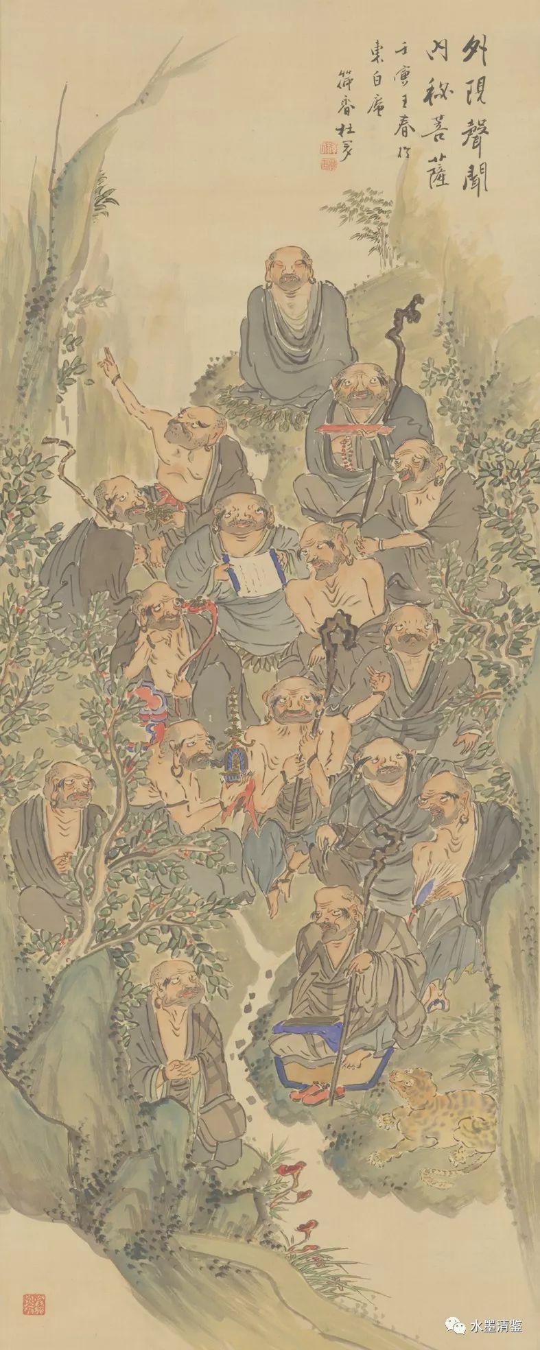 张开画,张开手绘画