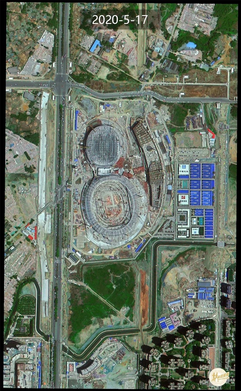 成都第二座专业足球场竣工在即 预计7月底交付使用