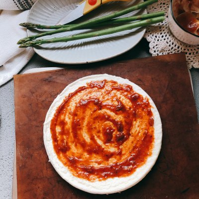 芦笋披萨怎么做,芦笋虾仁披萨