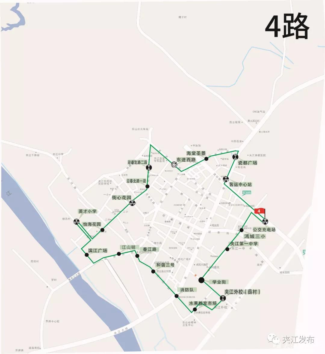 7月1日起，夹江公交线路优化调整！