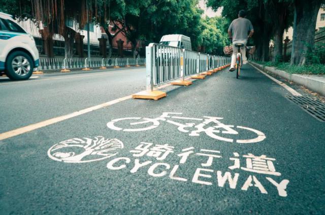 荔园路有新变化！打造“机非共板”特色示范路