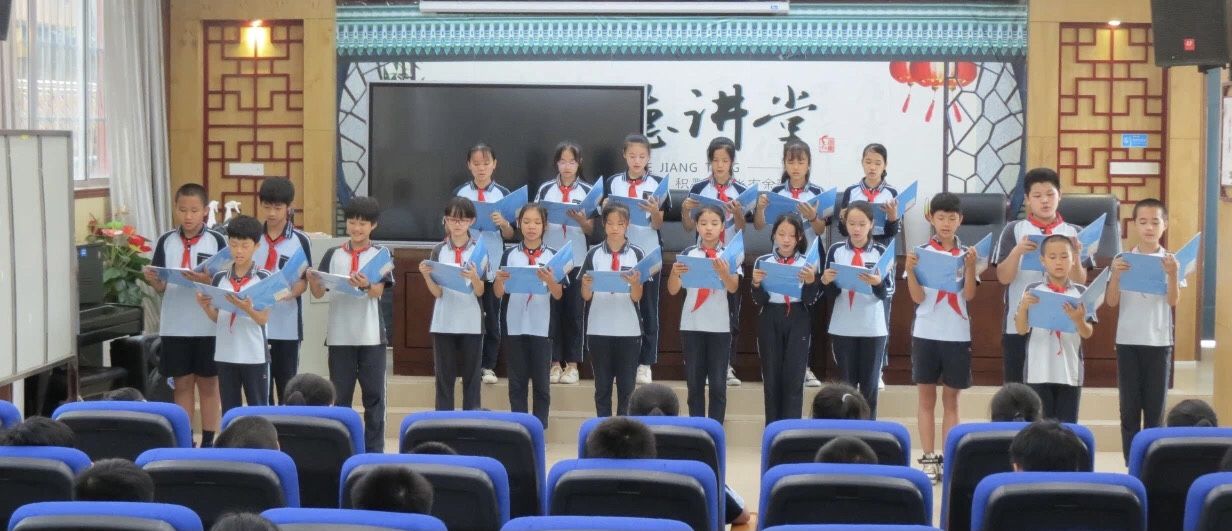 讲普通话写规范字青秀区长塘镇中心学校开展第24届推普周活动