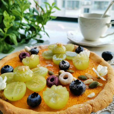 南瓜布丁派各种做法,小甜品奶香南瓜派简单易做还好吃