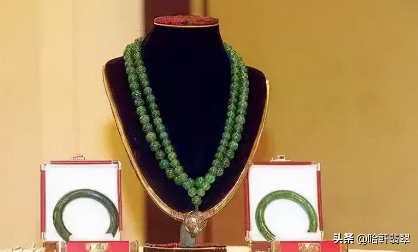 慈禧珍珠吊坠,私人收藏帝王翡翠朝珠