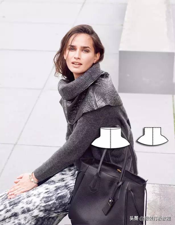 时装设计图手绘教程,服装制版图案大全